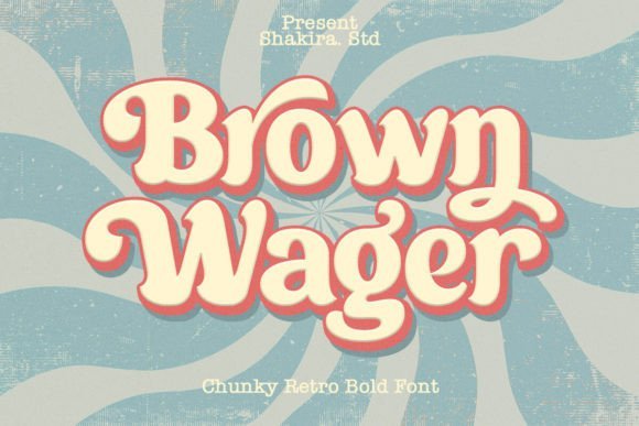 Brown Wager Font - Featured Image
