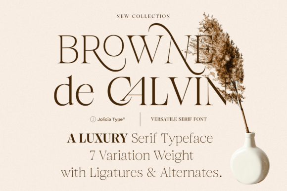 Browne De Calvin Font - Featured Image