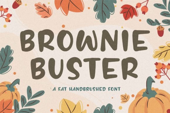 Brownie Buster Font - Featured Image