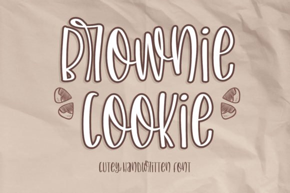 Brownie Cookie Font - Featured Image