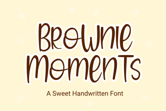Brownie Moments Font - Featured Image
