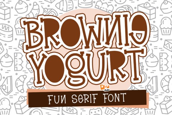 Brownie Yogurt Font - Featured Image
