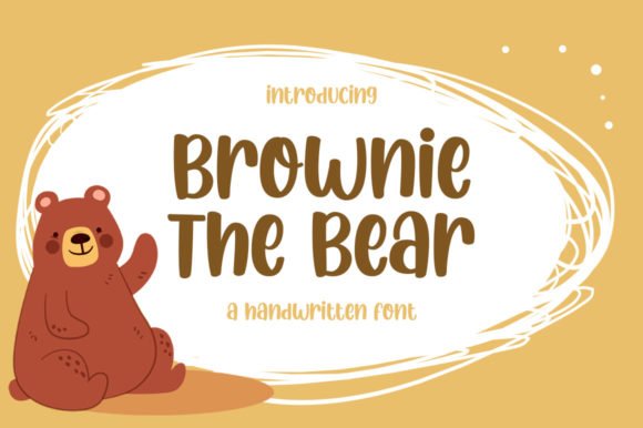 Brownie the Bear Font - Featured Image