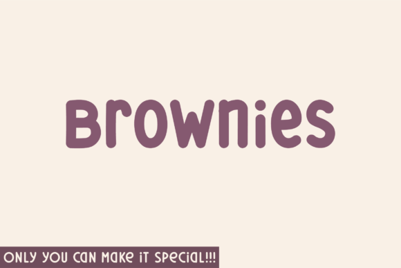 Brownies Font - Featured Image
