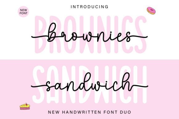 Brownies Sandwich Duo Font - Featured Image