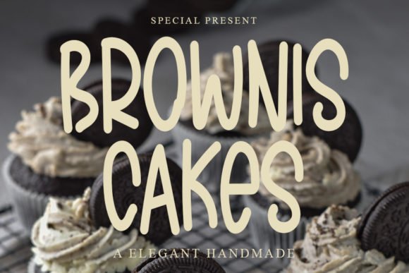 Brownis Cakes Font - Featured Image