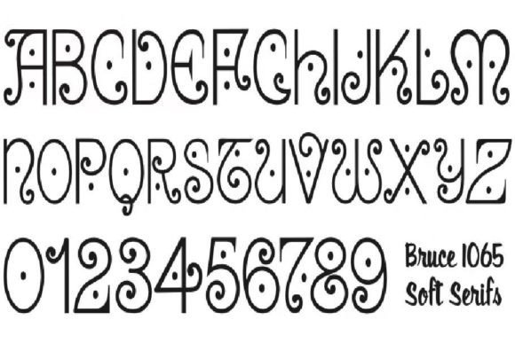Bruce 1065 Font - Featured Image