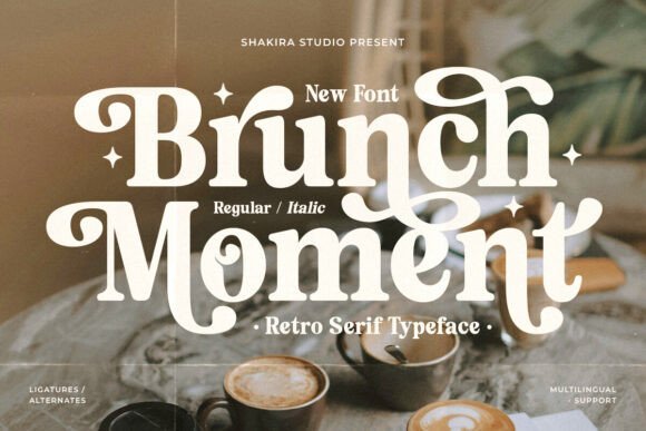 Brunch Moment Font - Featured Image