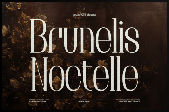 Brunelis Noctelle Font - Featured Image