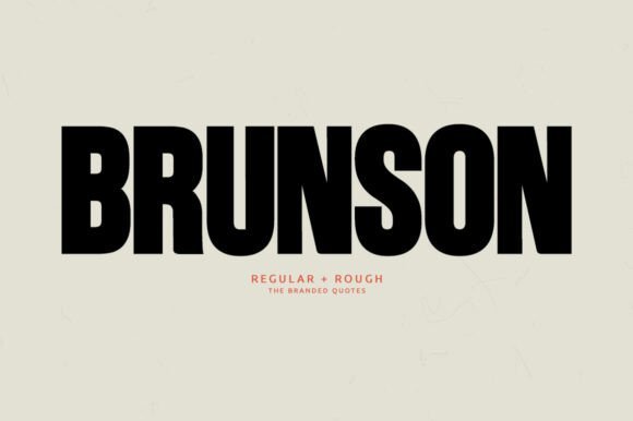 Brunson Font - Featured Image