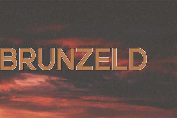 Brunzeld Font - Featured Image