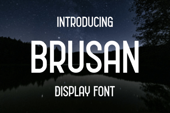 Brusan Font - Featured Image