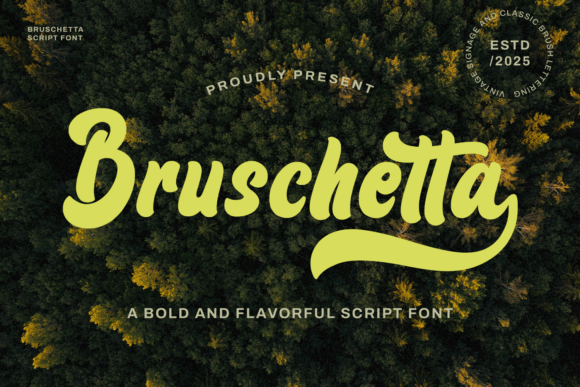 Bruschetta Font - Featured Image