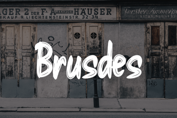 Brusdes Font - Featured Image