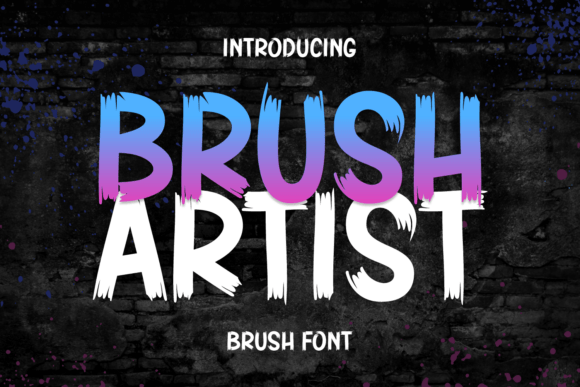 Brush Artist Font - Featured Image