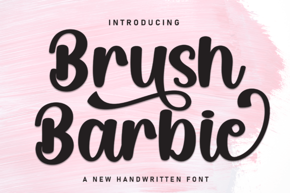 Brush Barbie Font - Featured Image
