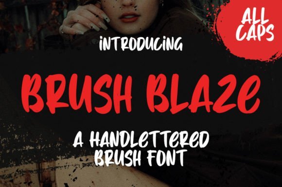 Brush Blaze Font - Featured Image