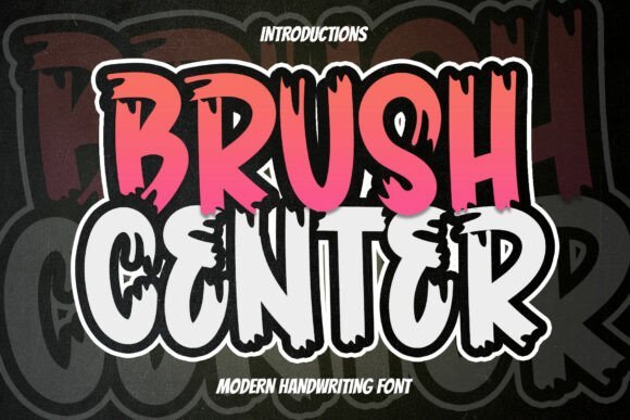 Brush Center Font - Featured Image