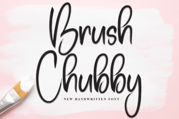 Brush Chubby Font - Featured Image