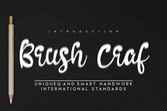 Brush Craf Font - Featured Image