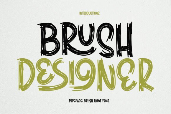 Brush Designer Font - Featured Image