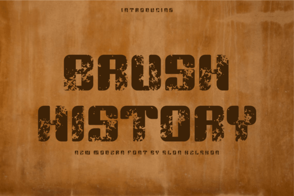 Brush History Font - Featured Image