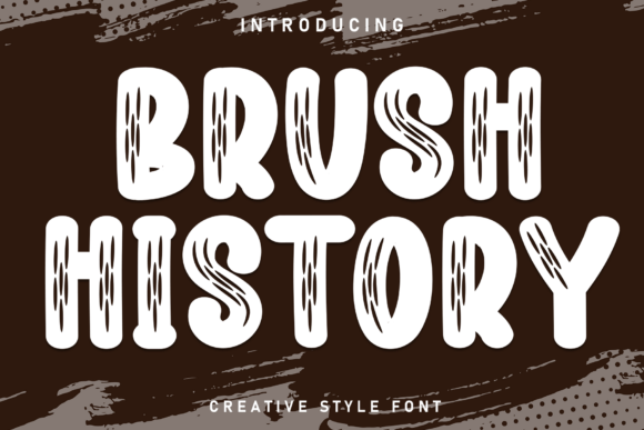Brush History Font - Featured Image