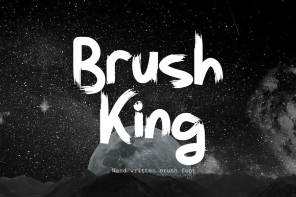 Brush King Font - Featured Image
