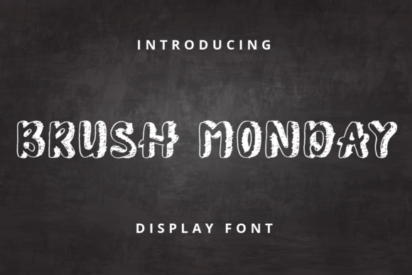 Brush Monday Font - Featured Image