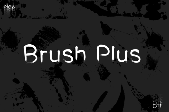 Brush Plus Font - Featured Image