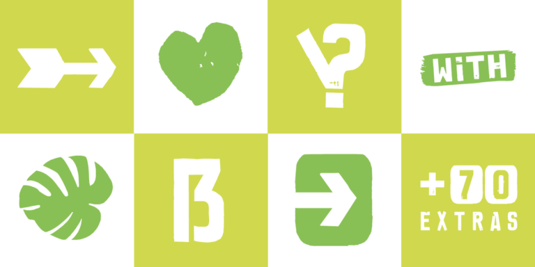 Brush Poster Grotesk Misprint Font - Featured Image