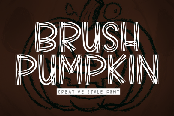 Brush Pumpkin Font - Featured Image