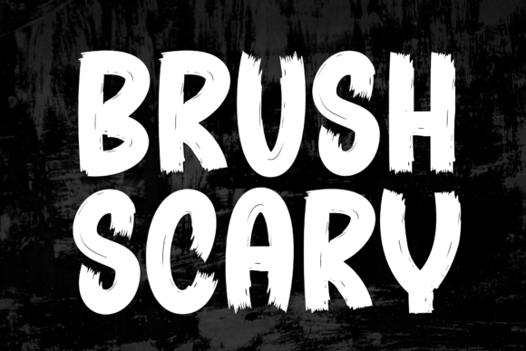 Brush Scary Font - Featured Image