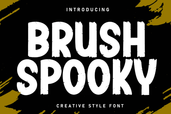 Brush Spooky Font - Featured Image