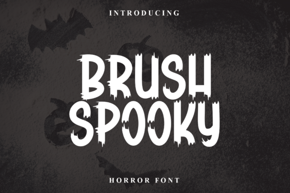 Brush Spooky Font - Featured Image
