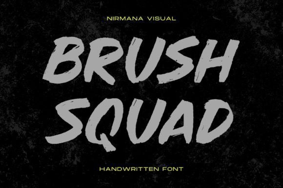 Brush Squad Font - Featured Image