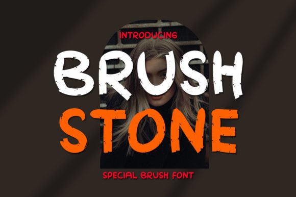 Brush Stone Font - Featured Image