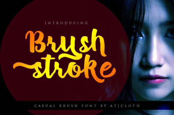 Brush Stroke Font - Featured Image