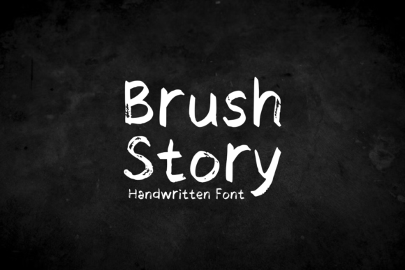 Brush Stroke Font - Featured Image