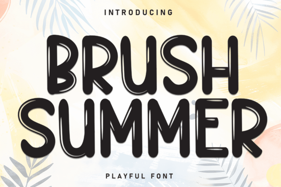 Brush Summer Font - Featured Image