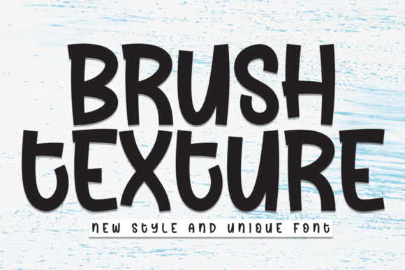 Brush Texture Font - Featured Image