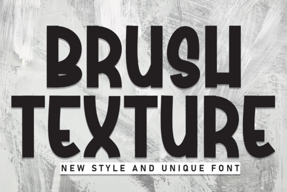 Brush Texture Font - Featured Image