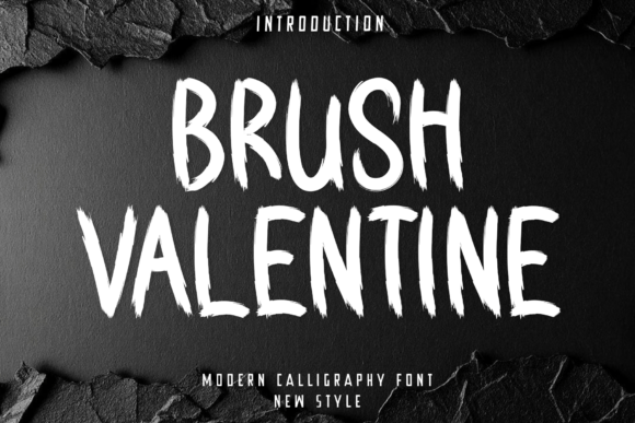 Brush Valentine Font - Featured Image