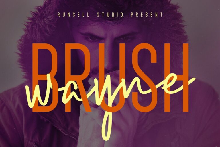 Brush Wayne Duo Font - Featured Image