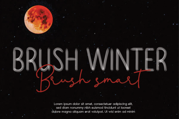 Brush Winter Font - Featured Image