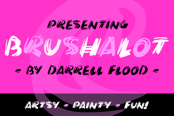 Brushalot Font - Featured Image