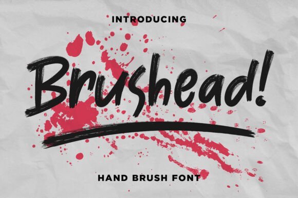 Brushead Font - Featured Image