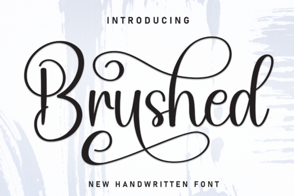 Brushed Font - Featured Image