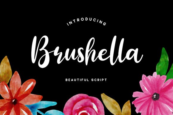 Brushella Font - Featured Image