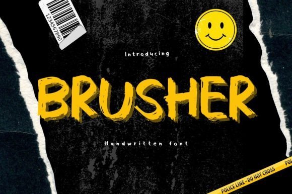 Brusher Font - Featured Image